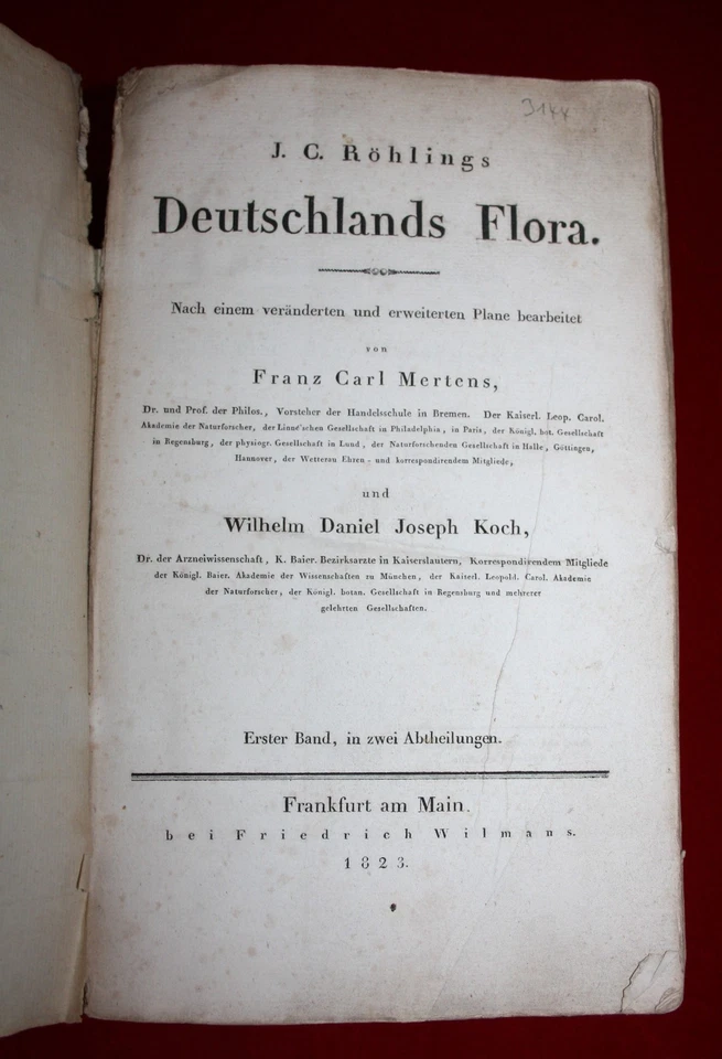 Röhling: Deutschlands Flora, 1823 / 1831. Botanik - Bild 3 von 4