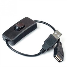 USB Cable Male to Female with Switch ON/OFF Cable Extension Cable