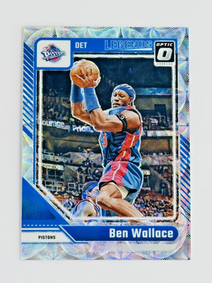 Donruss Optic Ben Wallace LEGENDS Box-Set Only Silver Scope /249 Pistons HOF