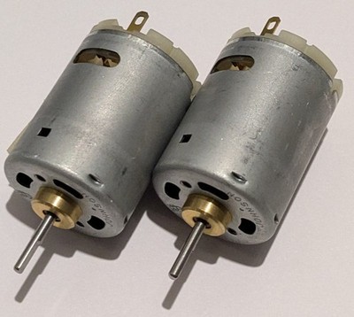 2 X Johnson High Speed DC 5 Pole Hobby Motor - 24 V - 18000 RPM - 2.3mm Shaft