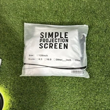 Simple Projection Screen 120 Inches foldable 16:9 scale