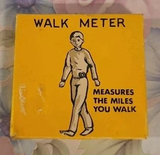Miles Walk-A-Matic Manual Pedometer Distance Walk Meter made in japan chadwick