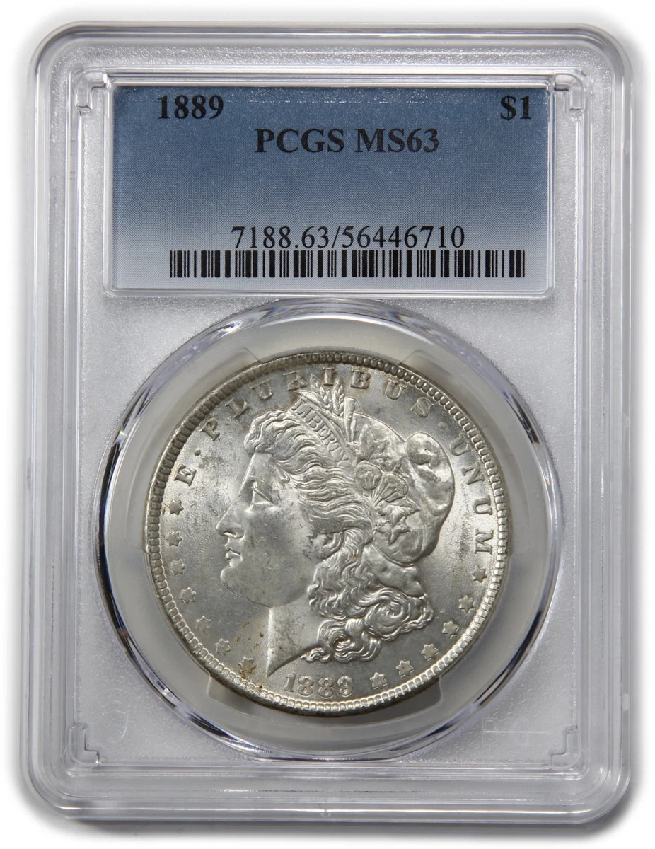 MS 63 Graded 1889 Year Morgan US Dollars (1878-1921) for sale | eBay