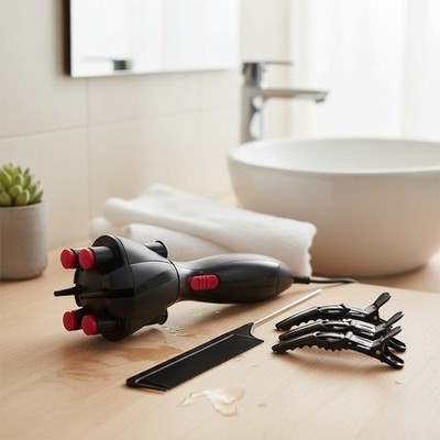 7 Pcs Automatic Hair Braider Electric Machine DIY Styling Hair Braiding Twister