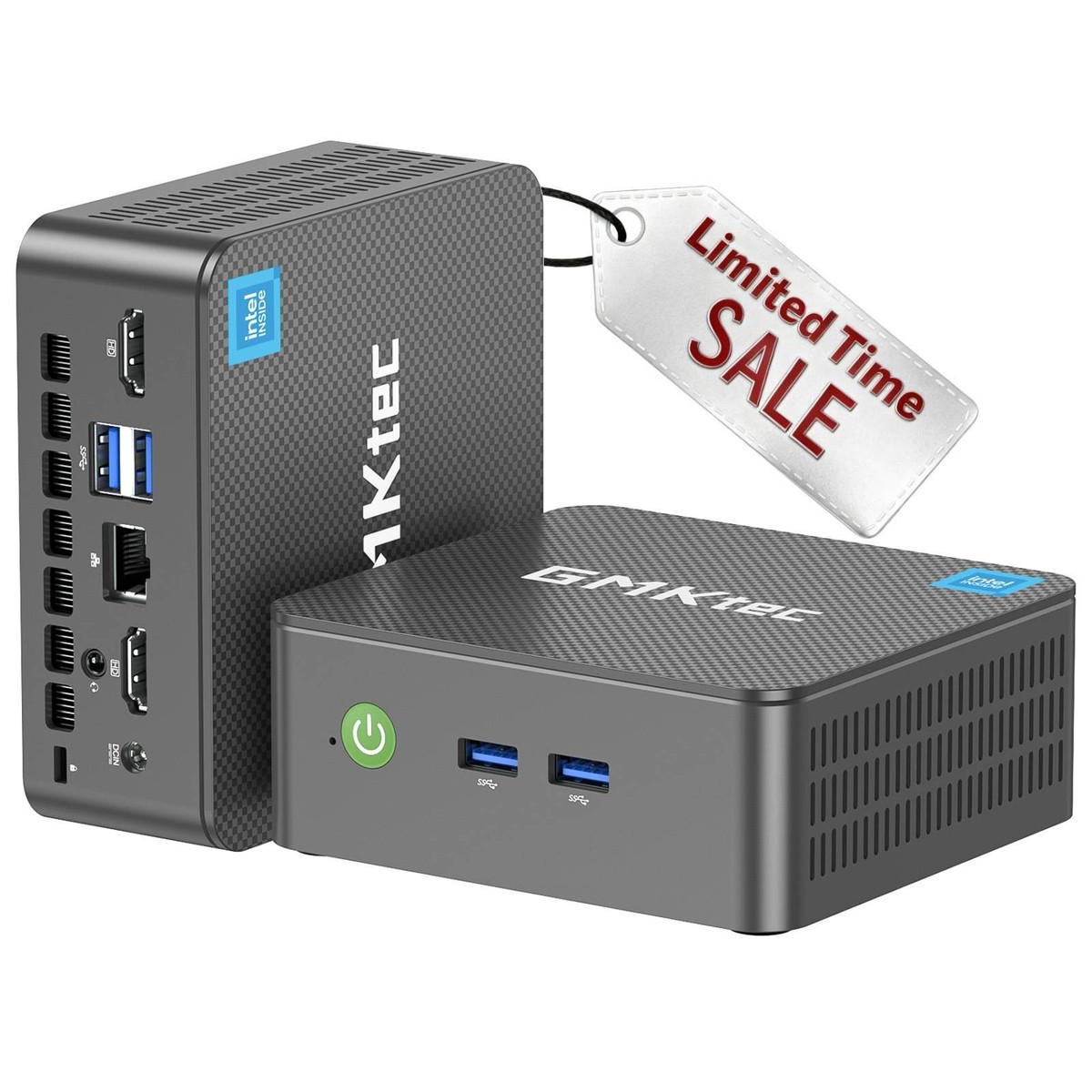 ミニPC GMKtec G3 Plus Twin Lake N150 16GB+1TB GMKtec G3 Plus Mini PC Intel Twin Lake N150 3.6GHz 16GB RAM 512GB