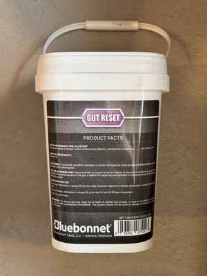 Bluebonnet Feeds Gut Reset Powder Digestive Horse Supplement, 5-lb tub