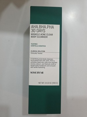 AHA. BHA. PHA 30 Days Miracle Acne Clear Body Cleanser 400g -US Seller