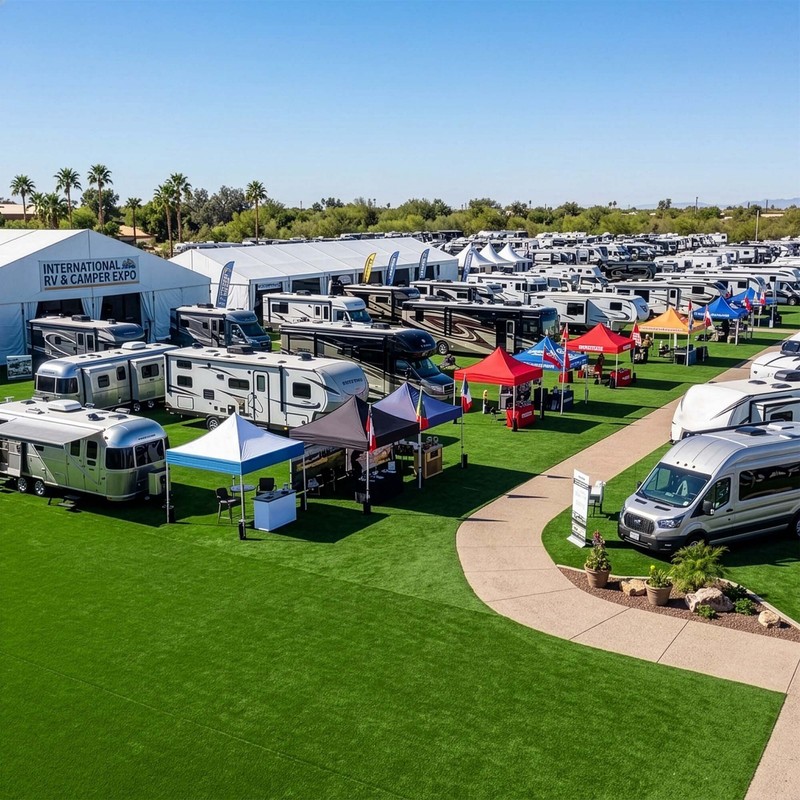 Yescom 3'x33' Trade Show Event Turf Brand Activation Artificial Grass-0.4"H
