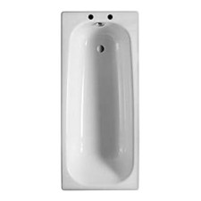 Roca 1500x700 Steel Bath White Anti-Slip 1500mm Carla Plus A2376L3000 (No Grips)