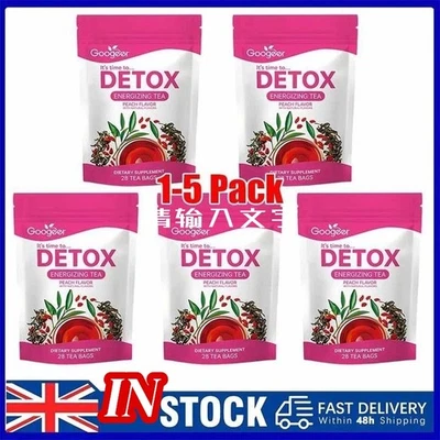 28~140pc Lulutox Detox Tea Slimming Weight Loss Tea Bags Fat Burning Diet Tea UK