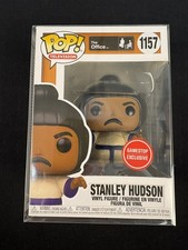 NEW FUNKO POP TELEVISION 1157 THE OFFICE STANLEY HUDSON EXCLUSIVE W/ PROTECTOR