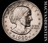 1980-S Susan B. Anthony Dollar - Choice Gem Brilliant Unc Lustrous #L3218 Susan B Anthony