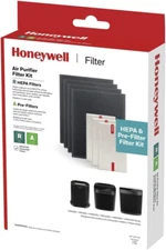 HEPA Air Purifier Filter Kit – Includes 3 HEPA R Replacement Filters and 4 a ...