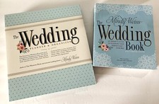 THE WEDDING BOOK  PLANNER ORGANIZER Expert's Guide Plan Perfect Day WEISS 2pc