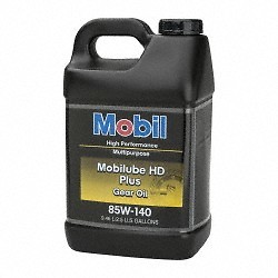 Mobil 2.5 Gal Bottle, Gear Oil 26.6 St Viscosity at 100�C, 260 St Viscosity a...