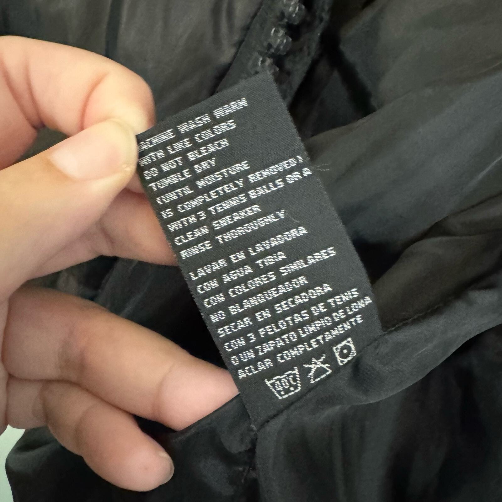 First Down Puffer Jacket Mens Medium Black Full Z… - image 8