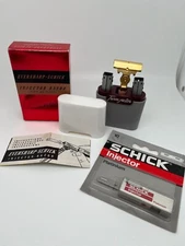 NOS Vintage Eversharp-Schick Twin-jector Single Blade Injector Razor
