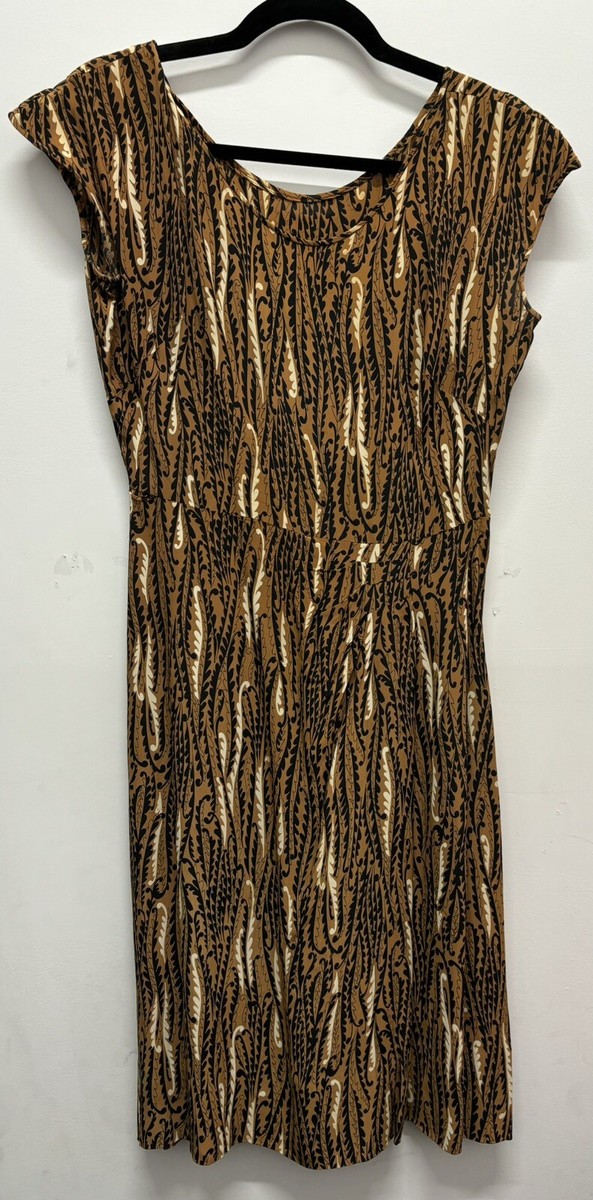 Vintage 40s Women's Dress Brown Rockabilly Size S | eBay