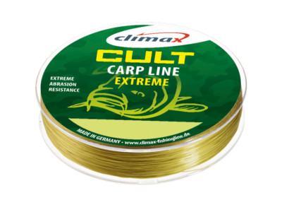 0,02 EUR / Meter CLIMAX CULT CARP EXTREME 3000m 0,30mm 7,1kg mattolive ...