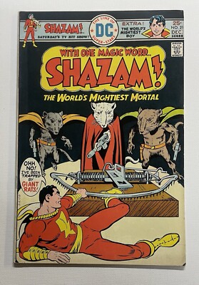 SHAZAM; VOL 1 #21. DECEMBER 1975. DC. FN. CAPTAIN MARVEL! CAPTAIN MARVEL JR!
