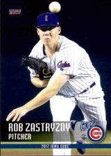 2017 Iowa Cubs Choice #30 Rob Zastryzny Corpus Christi Texas TX NM Baseball Card