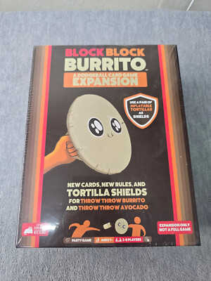 Exploding Kittens Presents Block Block Burrito Expansion to Throw Throw Burrito