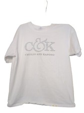 Cecilio And Kapono C&K Album Vintage White Vintage T-Shirt Size Large