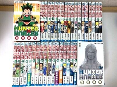 HUNTER X HUNTER Vol.1-37 Yoshihiro Togashi Japanese Anime Manga Comic Book  Set