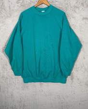 Vintage Fruit of the Loom Sweater Womens Size XL Green Made in USA