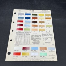 1976 Mercury Paint Chips-ditzler-cougar Montego Comet Bobcat Monarch Capri