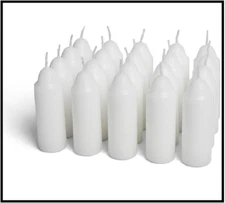 UCO 9-Hour White Candles Candle Lanterns and Emergency Preparedness, 20-Pack, 20