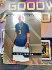 Allen Iverson 2022 UD Goodwin Champions platinum NBA All Star Hall of Famer 76er