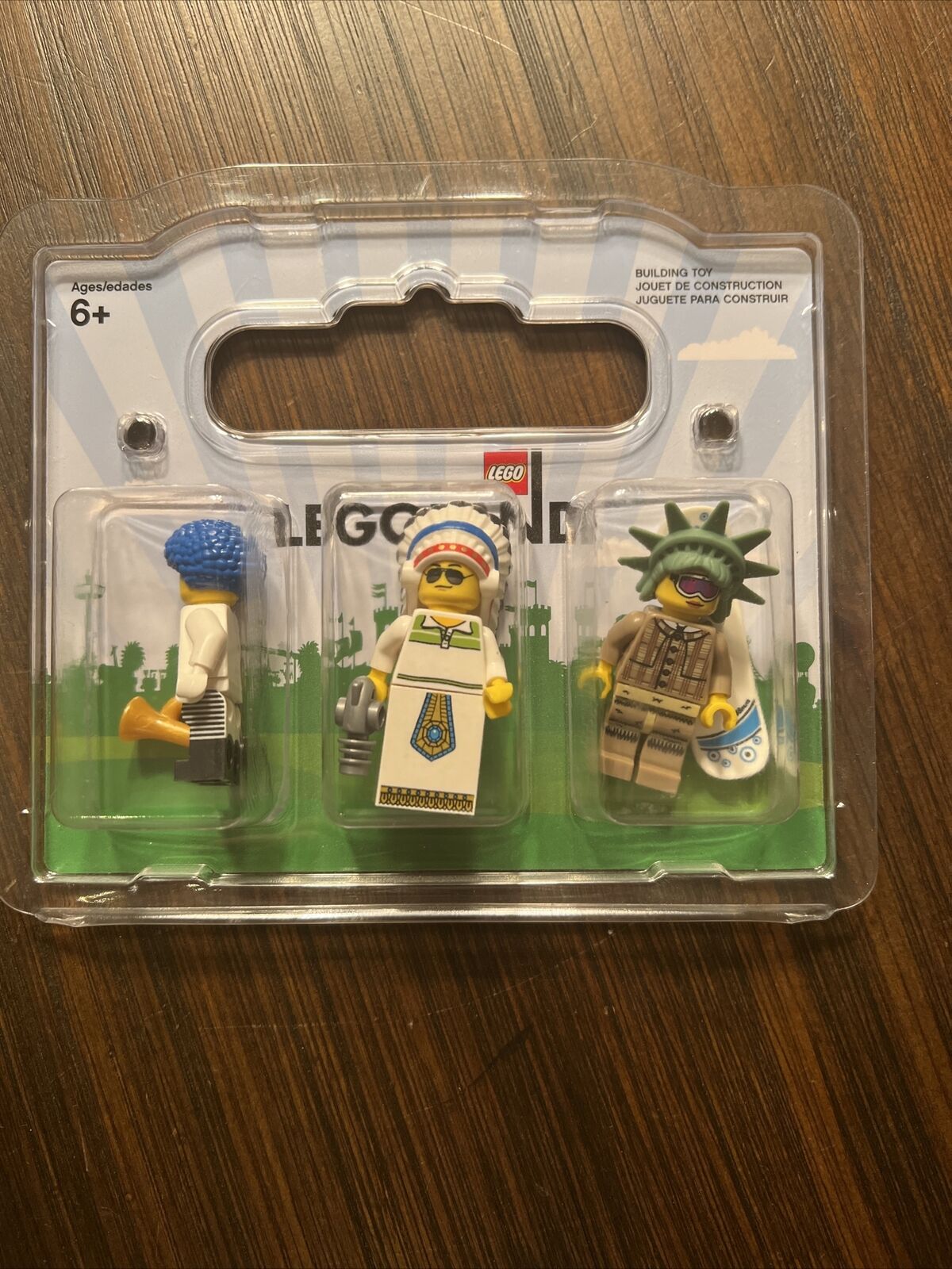 LEGO Land Official Minifigure Set - New - 3 Figures. Rare.