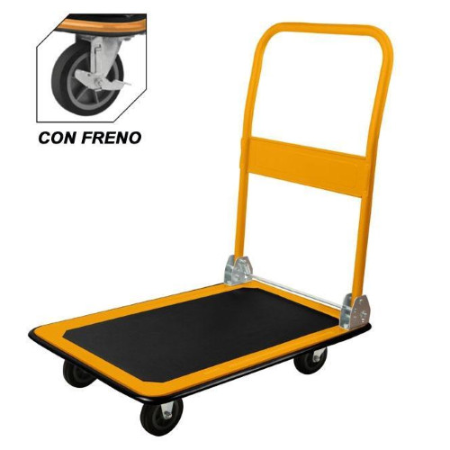 Piattaforma di Trasporto 300 kg | Carrello Professionale Pieghevole