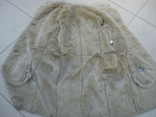 LONG FAUX FUR COAT 12 14 teddy medium warm winter penny lane WALLIS collar cuffs - Picture 3 of 13