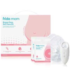 Frida Mom Breast Care Self Care Kit 2-in-1 Lactation Massager  2 Breast Warmers