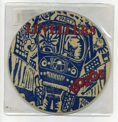 Levellers Bozos new mint 7'' picture disc single 1998 China Records folk rock ind