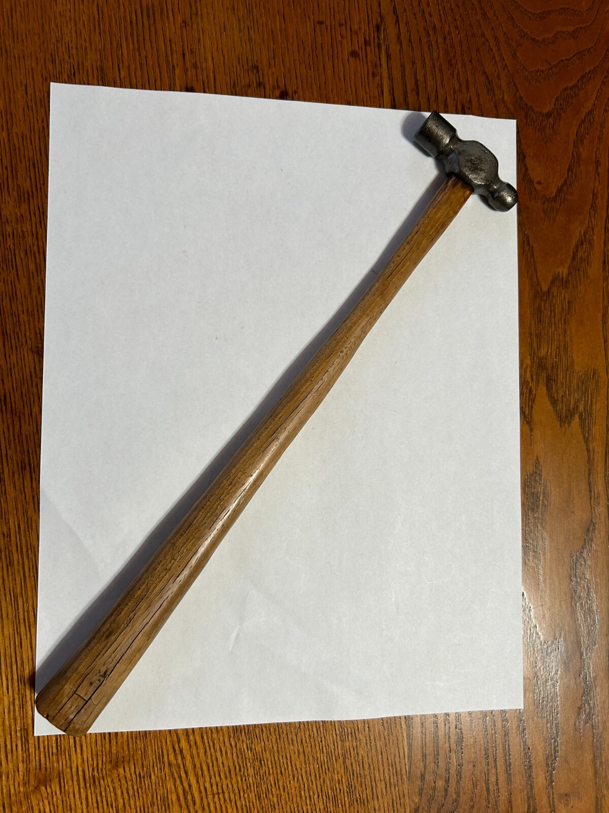 VINTAGE Jeweler Gunsmith Ball Peen Hammer 11.5" Wood Handle Total Weight 3.7 OZ eBay