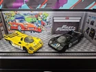 Vintage 1985 1/43 Corgi Porsche 956 Le Mans Racer yellow black Combi post VGC+