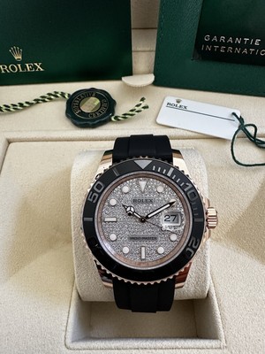 New 2024 Rolex Yacht-Master Diamond Pave Dial 126655-0005