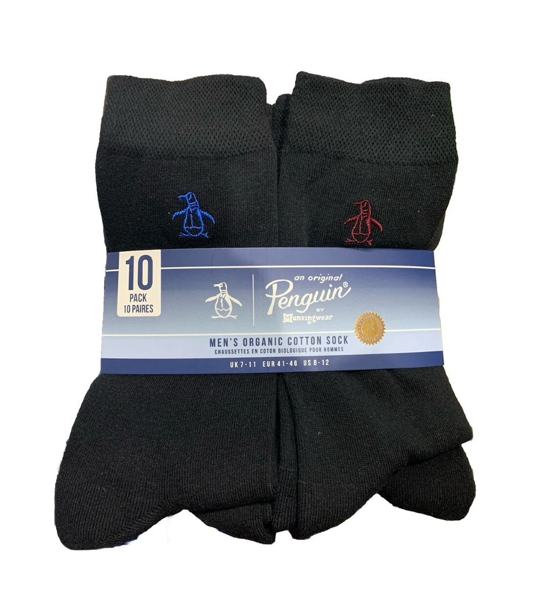 Original Penguin Confezione Da 3 Calzini Uomo – Taglia Unica 41-46, Cotone Ricco