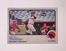 2022 TOPPS HERITAGE MINOR LEAGUE BASEBALL MICHEL TRIANA #125