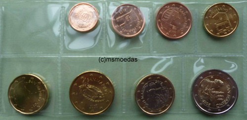San Marino KMS 8 Euromünzen mit 1 Cent bis 2 Euro Münzen coin Jahr Motiv Wahl - Bild 15 von 22