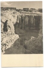 Acoma, NM New Mexico old Postcard Acoma Pueblo, Woman at Water by Laura Gilpin