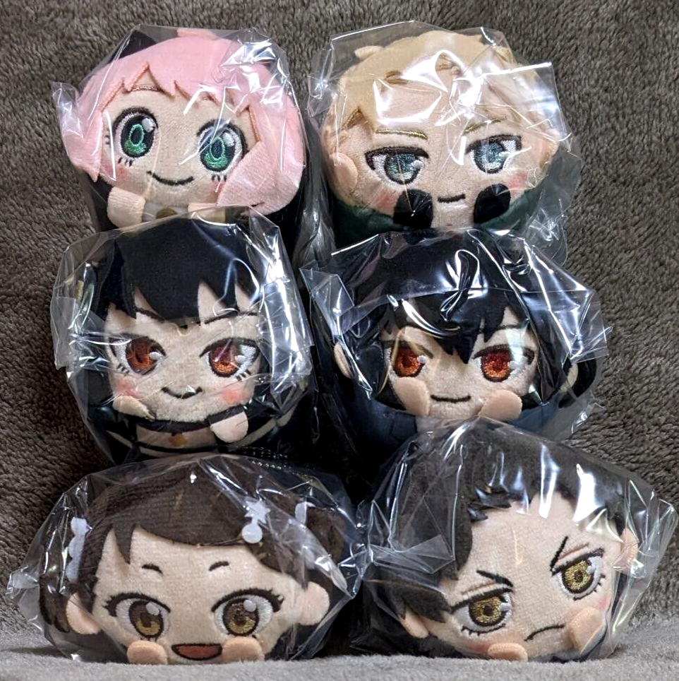 SPY x FAMILY Mochikororin Mascot Plush Keychain Complete 6 Types