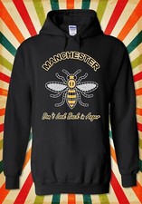 Felpa con cappuccio Manchester Don't Look Back In Anger uomo donna unisex 2102