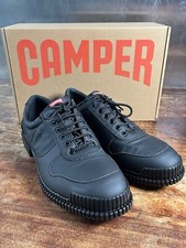 Image of Camper Pix Black leather and recycled PET shoes Men's Black UK 9 EU 43 - BNIB
