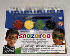 Reeves Snazaroo Step by Step Halloween Makeup Face Painting Kit Monsters Heroes
