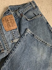 Vintage Levis Jeans Orange Tab 505 36x33 Straight Leg 90  s Denim 40505-0289 USA
