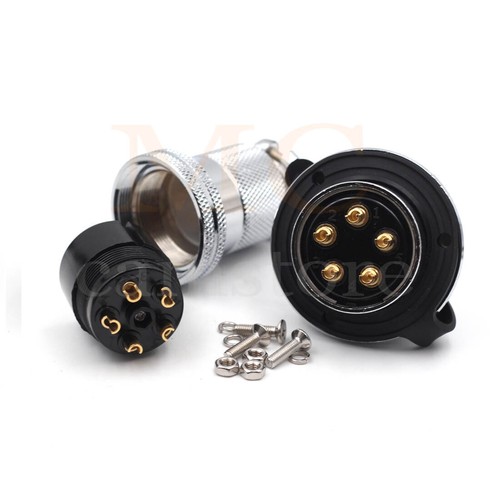 GX30 5pin Circular Connector Male Female Aviation Socket Plug Inline Connectors - Picture 7 of 8